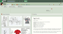 Desktop Screenshot of klocx.deviantart.com