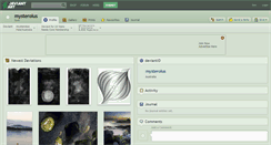 Desktop Screenshot of mysteroius.deviantart.com