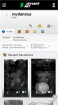 Mobile Screenshot of mysteroius.deviantart.com