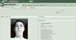 Desktop Screenshot of deepthoughtstudios.deviantart.com