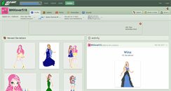 Desktop Screenshot of binxlover518.deviantart.com