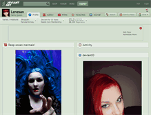 Tablet Screenshot of lenesan.deviantart.com