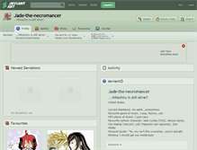 Tablet Screenshot of jade-the-necromancer.deviantart.com