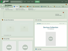 Tablet Screenshot of jim2done.deviantart.com