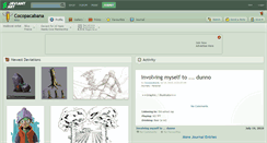 Desktop Screenshot of cocopacabana.deviantart.com