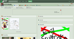 Desktop Screenshot of evil-fruitcake.deviantart.com