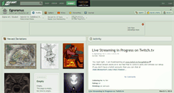 Desktop Screenshot of egnoramus.deviantart.com