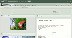 Desktop Screenshot of fffffluffy.deviantart.com