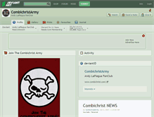 Tablet Screenshot of combichristarmy.deviantart.com