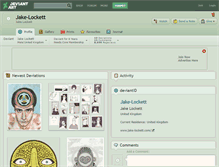Tablet Screenshot of jake-lockett.deviantart.com