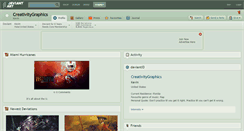 Desktop Screenshot of creativitygraphics.deviantart.com