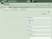 Tablet Screenshot of buru-chan.deviantart.com