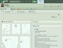 Tablet Screenshot of dr-spy.deviantart.com