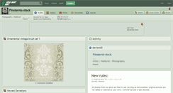 Desktop Screenshot of finsternis-stock.deviantart.com