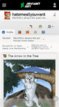 Mobile Screenshot of hatemeallyouwant.deviantart.com