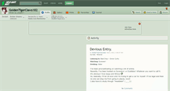 Desktop Screenshot of goldentigerclaws182.deviantart.com