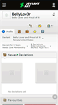 Mobile Screenshot of bellylov3r.deviantart.com