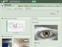Tablet Screenshot of delta-zulu.deviantart.com