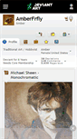 Mobile Screenshot of amberfrfly.deviantart.com