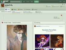 Tablet Screenshot of amberfrfly.deviantart.com