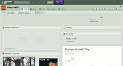 Desktop Screenshot of mikey-walsh.deviantart.com