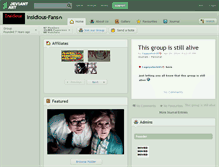 Tablet Screenshot of insidious-fans.deviantart.com
