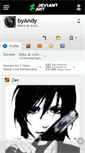 Mobile Screenshot of byandy.deviantart.com