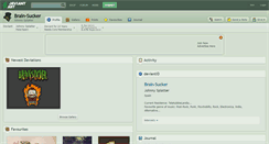 Desktop Screenshot of brain-sucker.deviantart.com