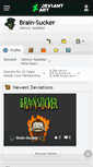 Mobile Screenshot of brain-sucker.deviantart.com