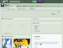 Tablet Screenshot of miley-3.deviantart.com