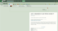 Desktop Screenshot of kitten700.deviantart.com