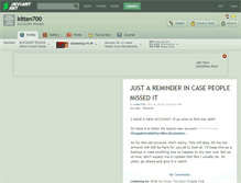 Tablet Screenshot of kitten700.deviantart.com