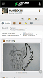 Mobile Screenshot of mansex18.deviantart.com
