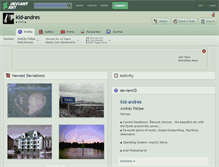 Tablet Screenshot of kid-andres.deviantart.com