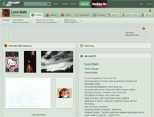 Tablet Screenshot of lord-rahl.deviantart.com
