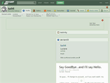 Tablet Screenshot of luchii.deviantart.com
