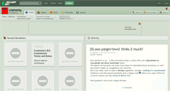Desktop Screenshot of cramonty.deviantart.com
