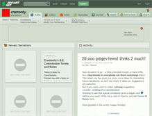 Tablet Screenshot of cramonty.deviantart.com