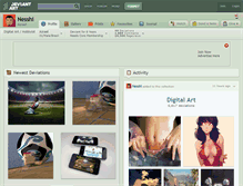 Tablet Screenshot of nesshi.deviantart.com