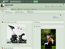 Tablet Screenshot of hitokirivader.deviantart.com