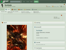 Tablet Screenshot of forchizzle.deviantart.com