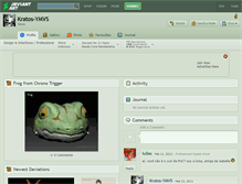 Tablet Screenshot of kratos-ymvs.deviantart.com