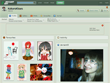 Tablet Screenshot of kokorokisses.deviantart.com