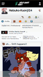 Mobile Screenshot of natsuko-kuonji24.deviantart.com