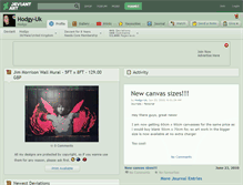Tablet Screenshot of hodgy-uk.deviantart.com
