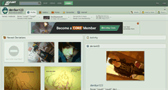 Desktop Screenshot of deviluv123.deviantart.com