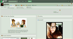 Desktop Screenshot of pickwick.deviantart.com
