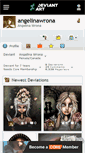 Mobile Screenshot of angelinawrona.deviantart.com
