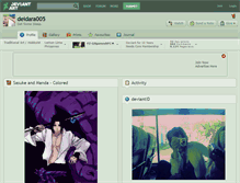 Tablet Screenshot of deidara005.deviantart.com