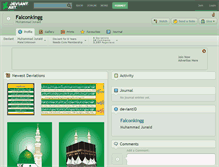 Tablet Screenshot of falconkingg.deviantart.com